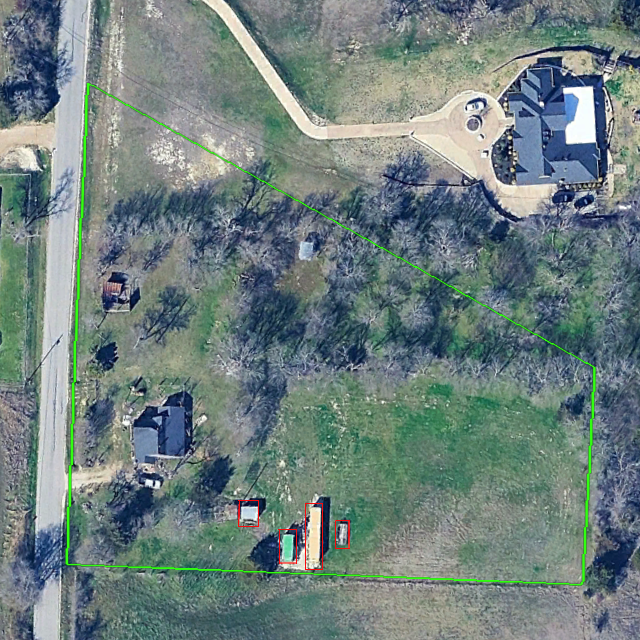 November satellite imagery with changes